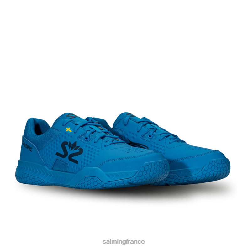 cour des faucons bleu TV04T1 chaussures Hommes Salming