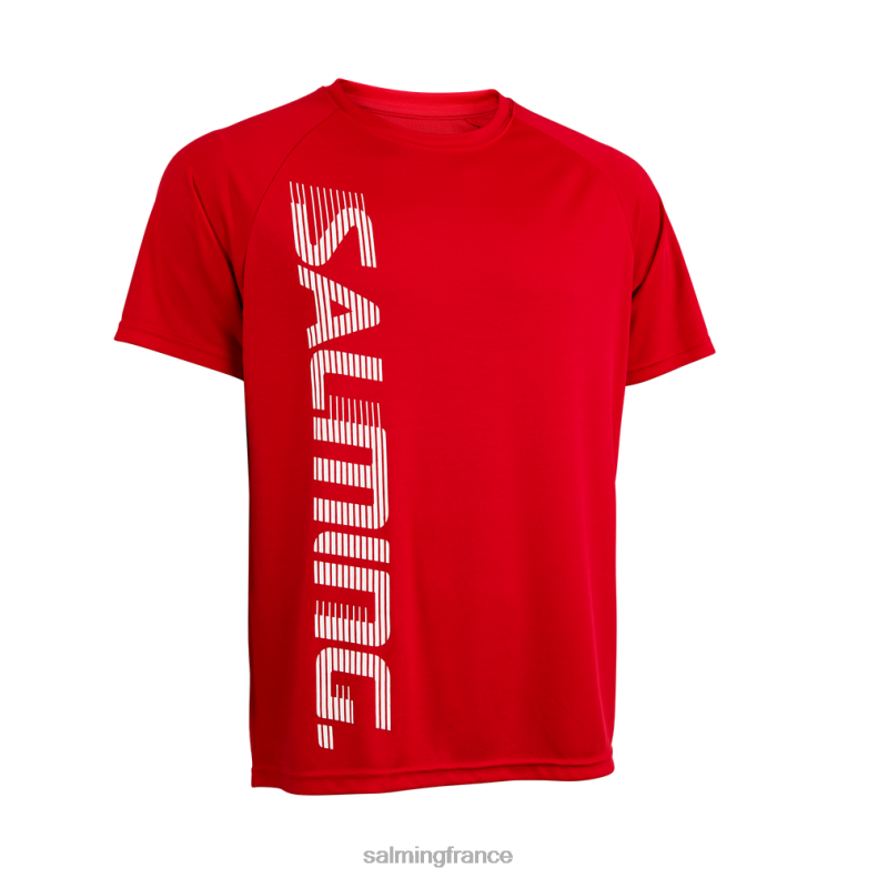 t-shirt d'entraînement 2.0 rouge TV04T14 vêtements Hommes Salming
