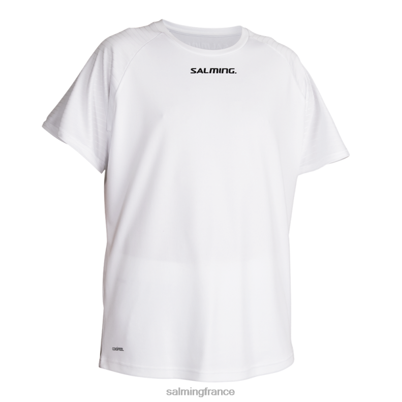 tee-shirt de jeu en granit blanc TV04T8 vêtements Hommes Salming