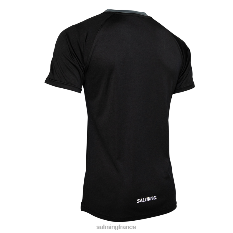 tee-shirt de match de base noir TV04T21 vêtements Hommes Salming